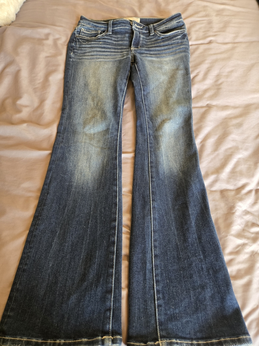 BKE Women's Dark Blue Stella Bootcut Jeans